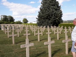 W kwaterze żołnierzy polskich na cmentarzu w Sarrebourgu   VII. 2018 r.